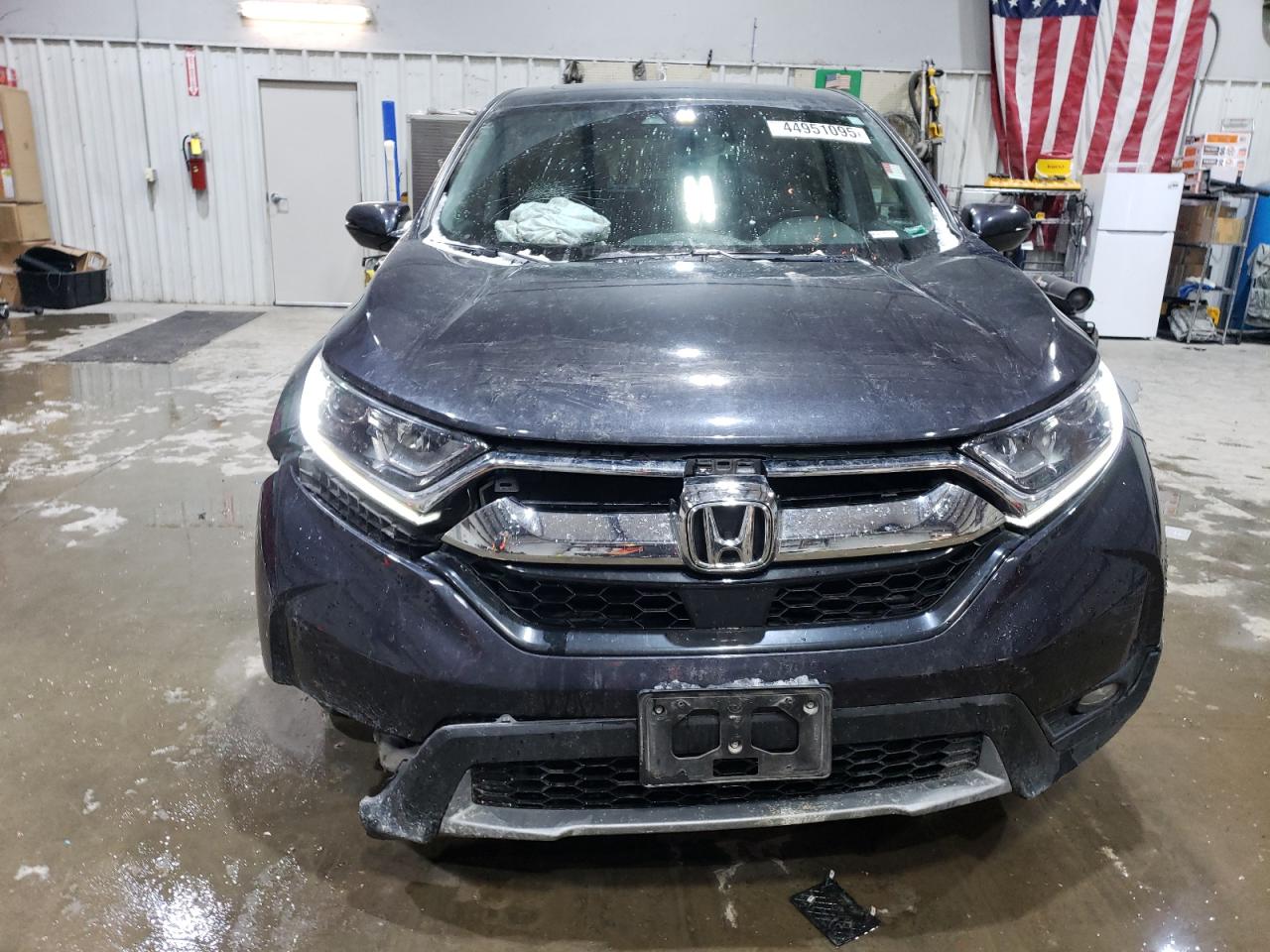 2018 Honda CR-V VIN 7FARW2H82JE017708 Copart auction photo, front end / hail damage thumbnail 5