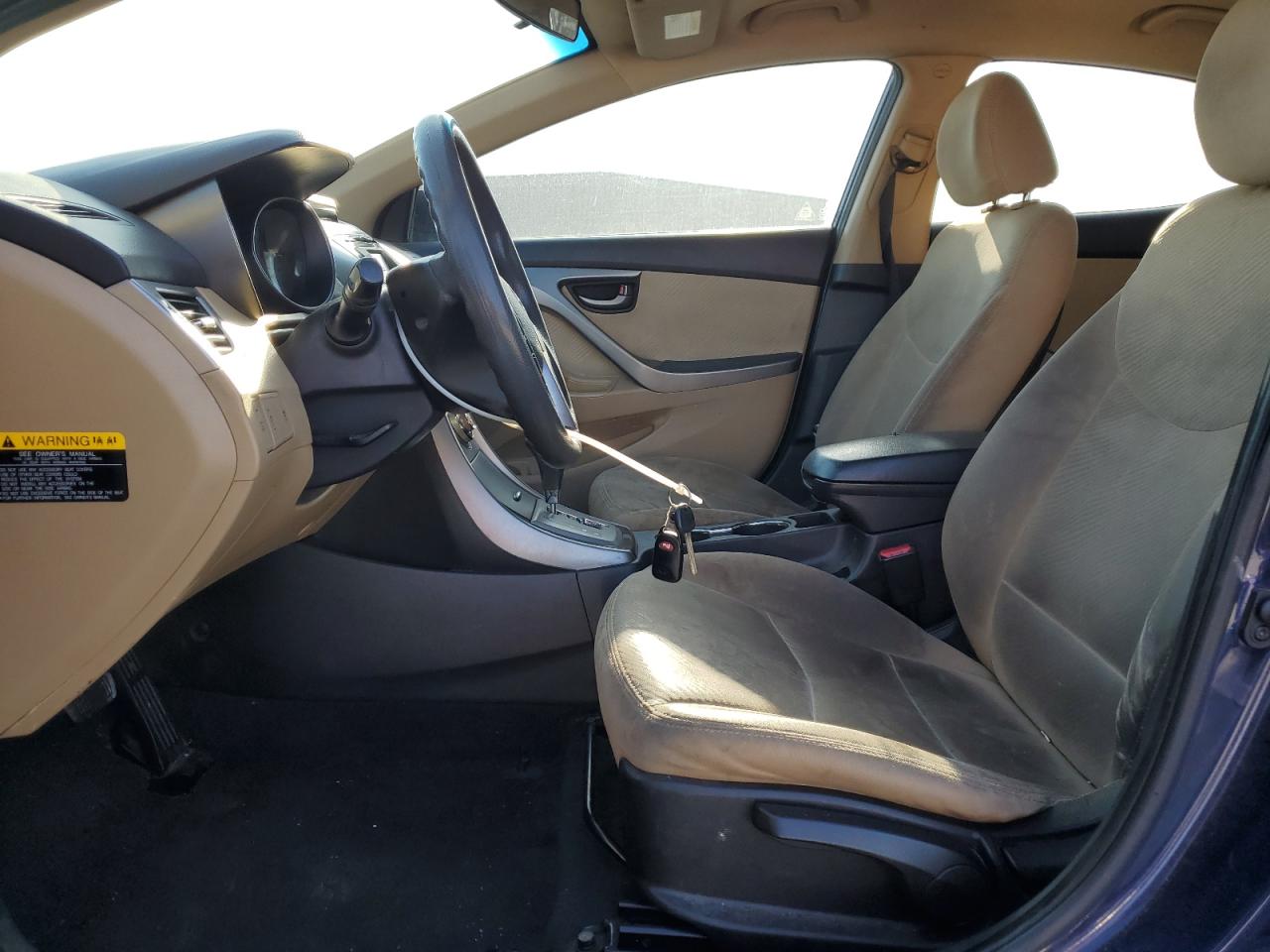 2013 Hyundai Elantra VIN 5NPDH4AE2DH448700 Copart auction photo, rear end damage thumbnail 7
