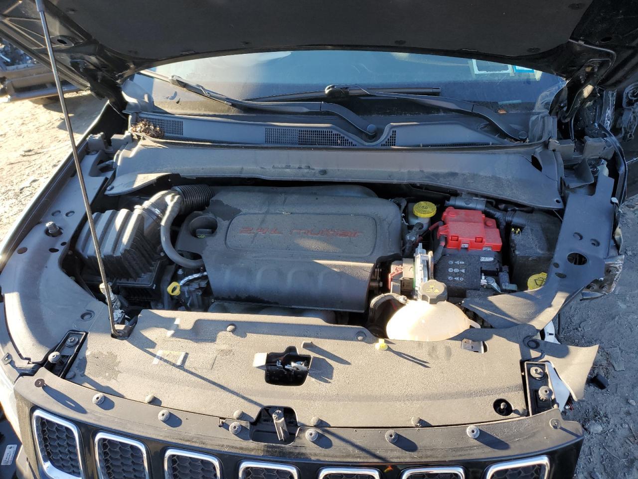 2019 Jeep Compass VIN 3C4NJDBB0KT850273 Copart auction photo, all over damage thumbnail 12