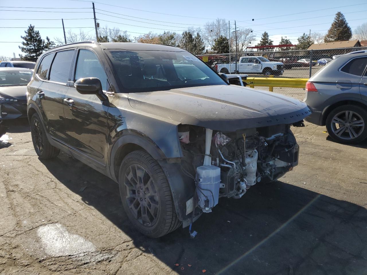 2021 KIA Telluride VIN 5XYP5DHC6MG154430 Copart auction photo, undercarriage damage thumbnail 4