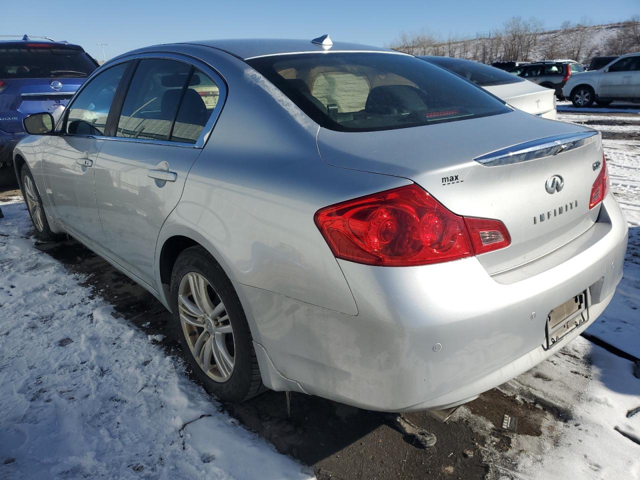 2013 Infiniti G VIN JN1CV6AR7DM753458 Copart auction photo, side / minor dent/scratches damage thumbnail 2