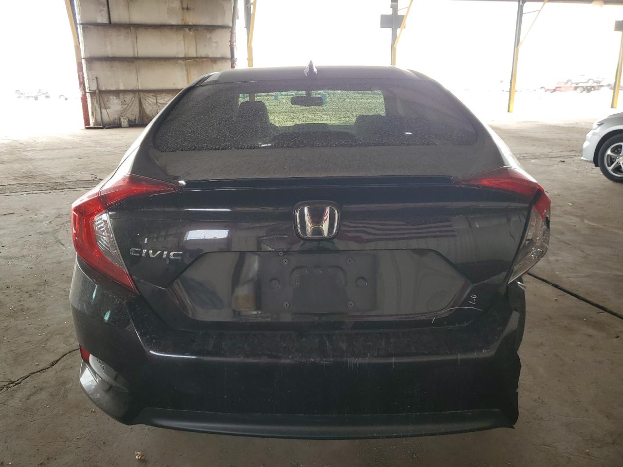 2017 Honda Civic VIN 19XFC1F71HE200643 Copart auction photo, rear end / front end damage thumbnail 6