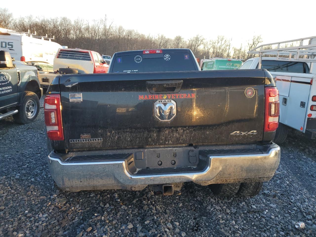 2022 RAM 3500 VIN 3C63RRHL7NG286929 Copart auction photo, all over damage thumbnail 6