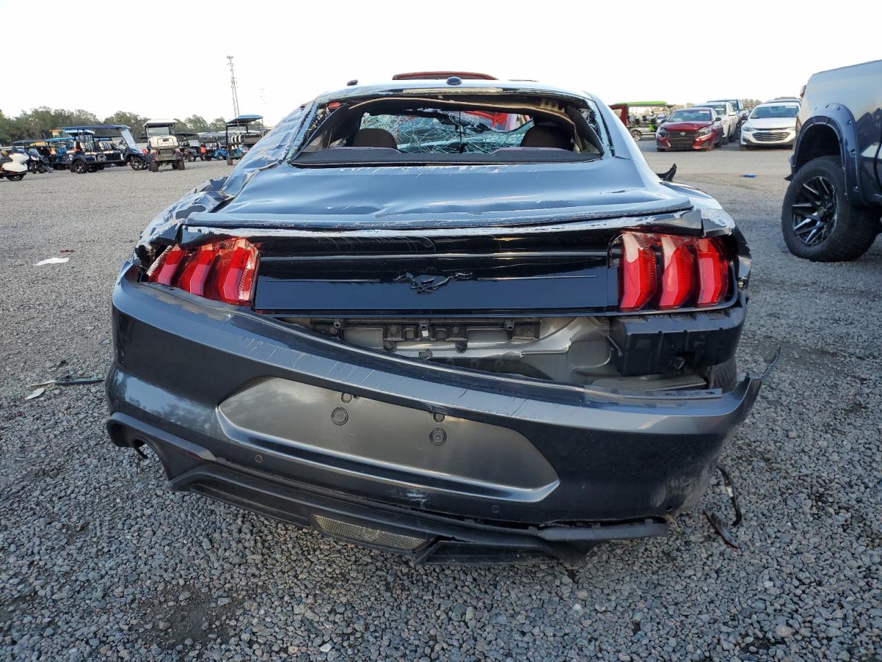2019 Ford Mustang VIN 1FA6P8THXK5194067 Copart auction photo, all over damage thumbnail 6