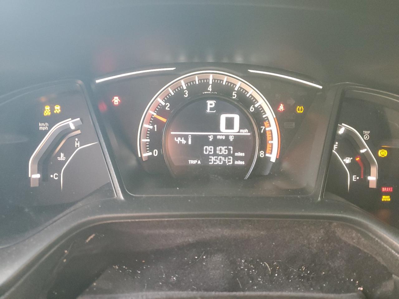 2017 Honda Civic VIN 2HGFC2F50HH528811 Copart auction photo, side / rear end damage thumbnail 9