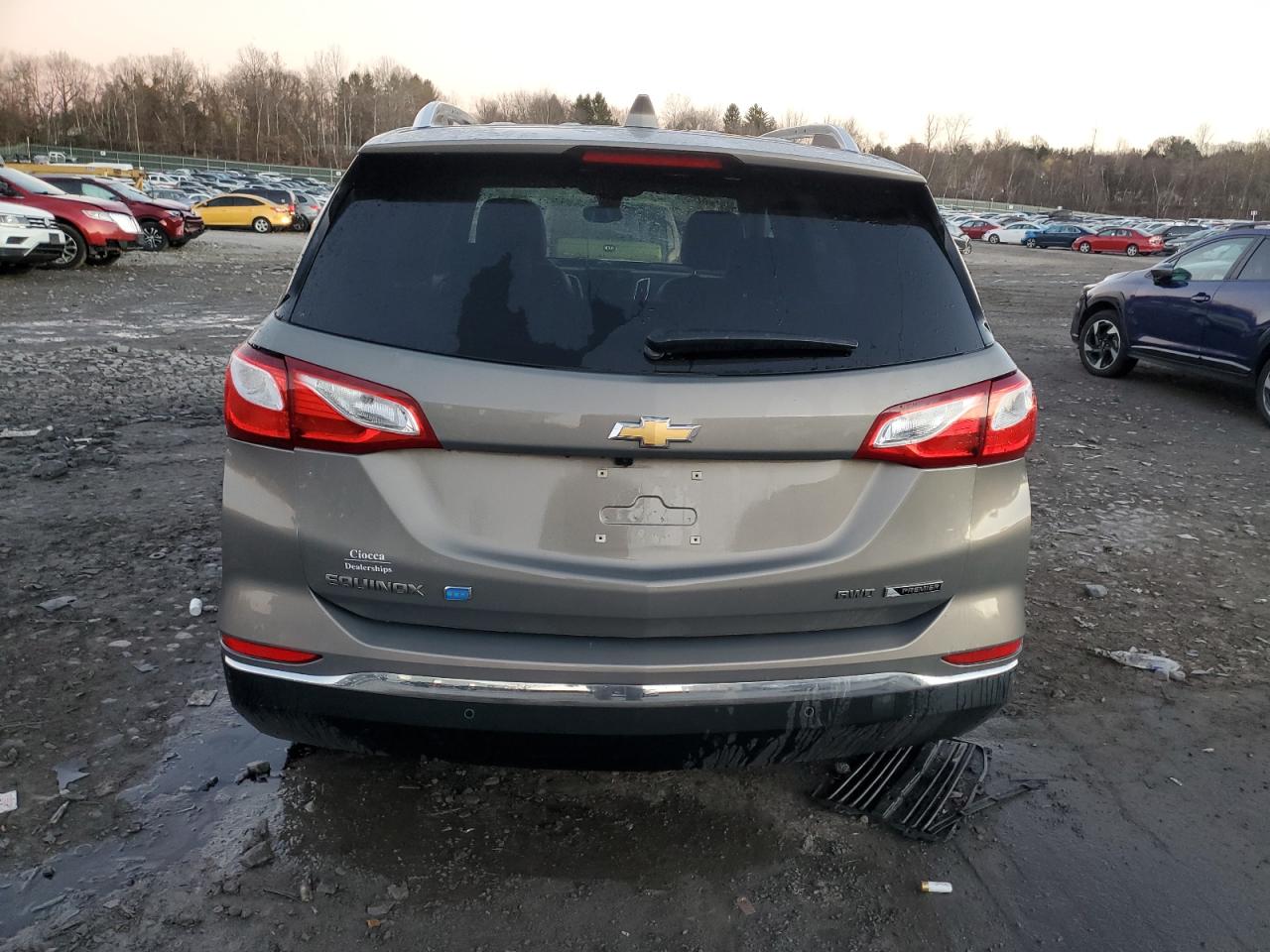 2018 Chevrolet Equinox VIN 3GNAXXEU6JS550681 Copart auction photo, front end / minor dent/scratches damage thumbnail 6