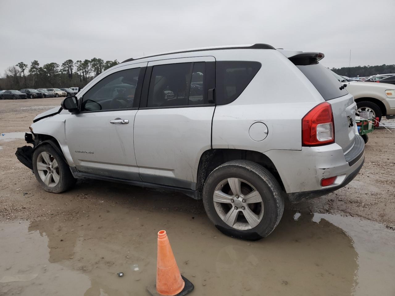 2012 Jeep Compass VIN 1C4NJCBA3CD500600 Copart auction photo, front end / side damage thumbnail 2