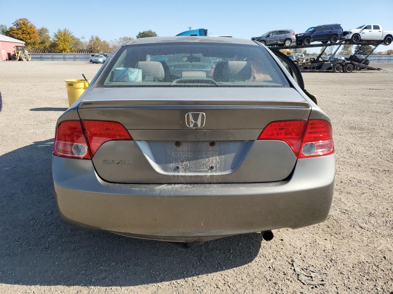 2008 Honda Civic VIN 2HGFA16588H002815 Copart auction photo, side damage thumbnail 6