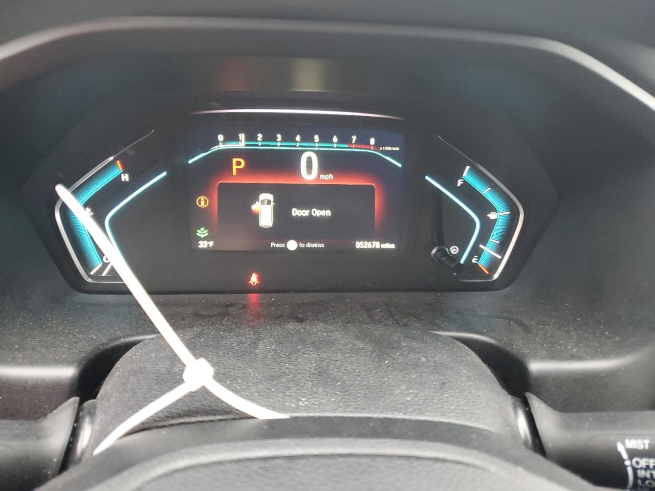 2019 Honda Odyssey VIN 5FNRL6H56KB088123 Copart auction photo, rear end damage thumbnail 9