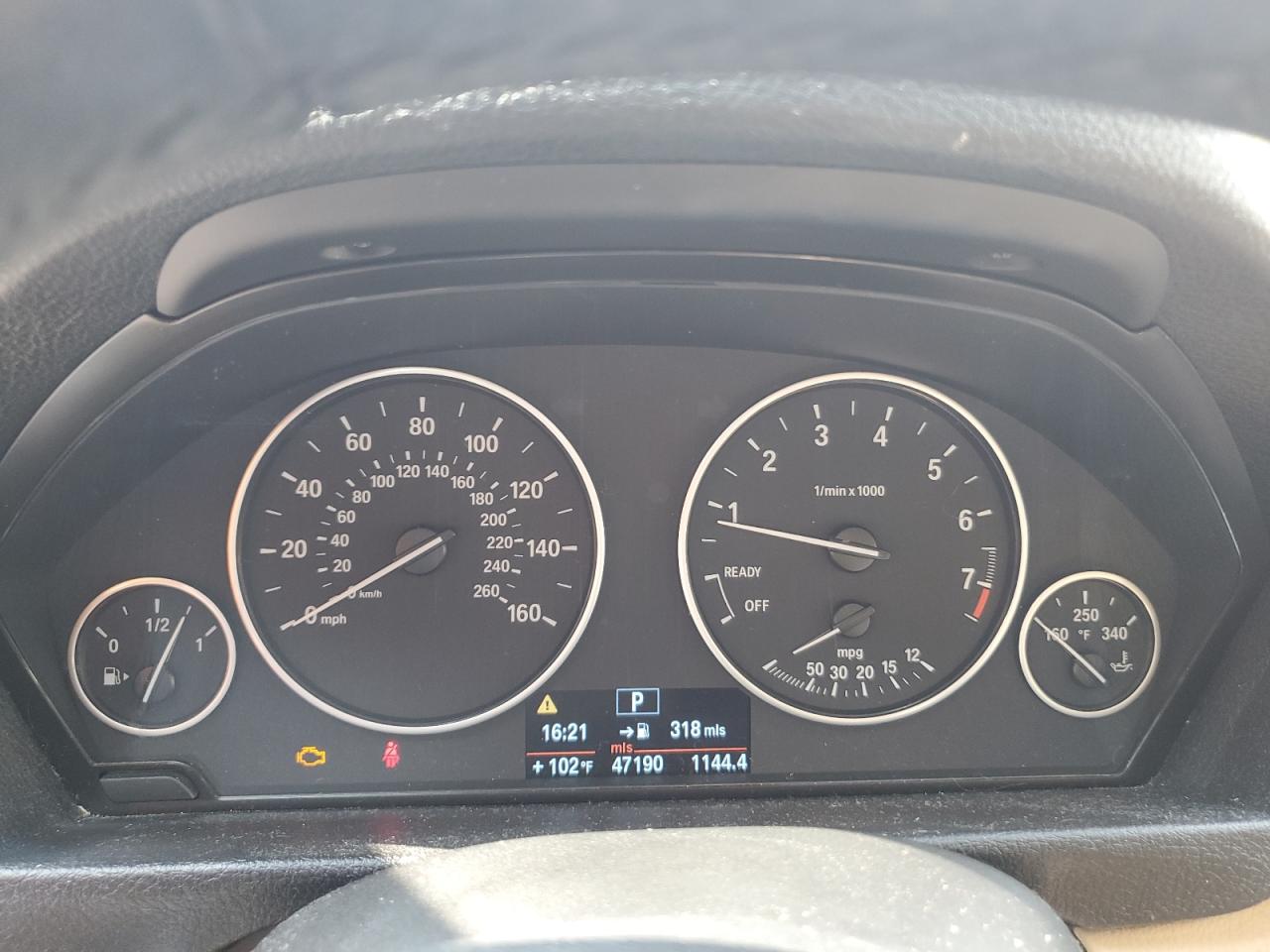 2013 BMW 3er VIN WBA3A5C5XDJ462352 Copart auction photo, water/flood damage thumbnail 9