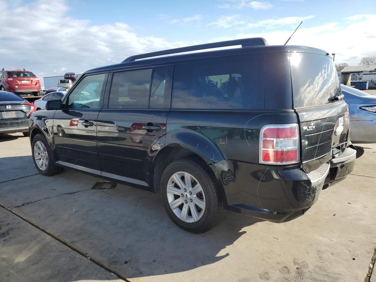 2012 Ford Flex VIN 2FMGK5BCXCBD20972 Copart auction photo, rear end / minor dent/scratches damage thumbnail 2