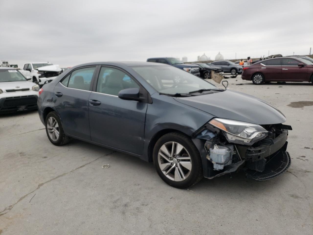 2014 Toyota Corolla VIN 5YFBPRHE0EP059524 Copart auction photo, all over damage thumbnail 4