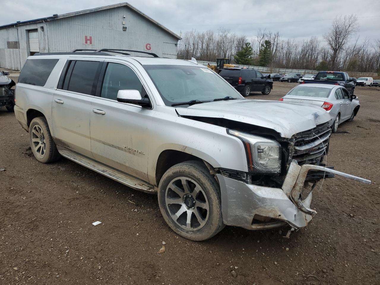 2015 GMC Yukon VIN 1GKS2HKC4FR511826 Copart auction photo, front end / rear end damage thumbnail 4
