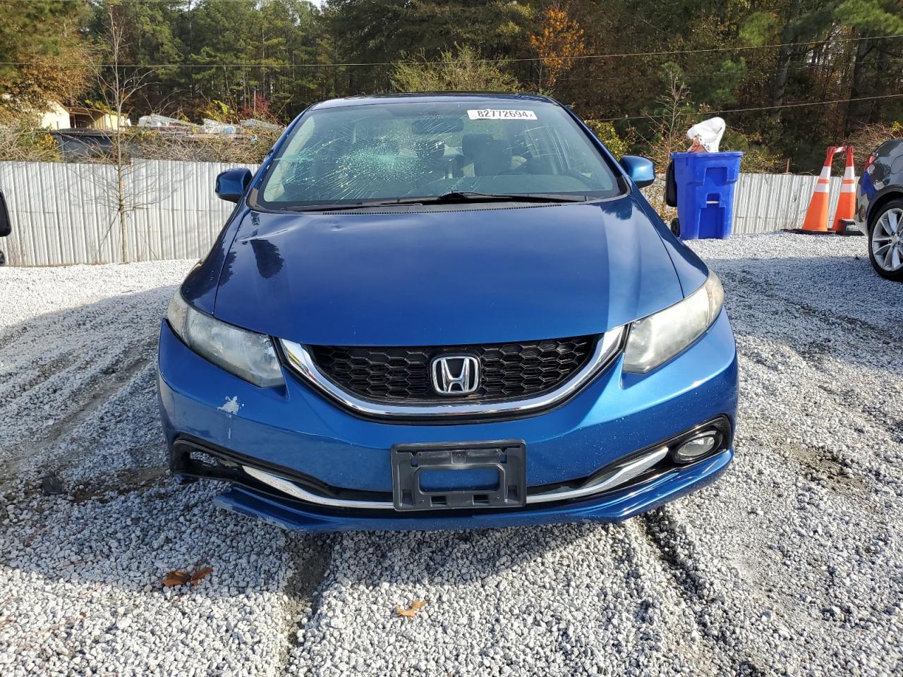 2013 Honda Civic VIN 19XFB2F9XDE071080 Copart auction photo, front end damage thumbnail 5