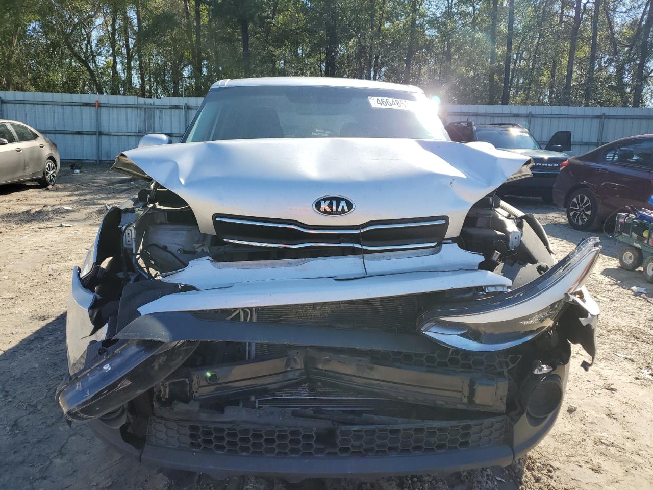 2018 KIA Soul VIN KNDJN2A24J7577527 Copart auction photo, front end damage thumbnail 5