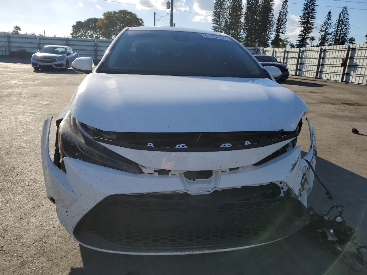 2021 Toyota Corolla VIN 5YFEPMAE6MP172726 Copart auction photo, all over / undercarriage damage thumbnail 5