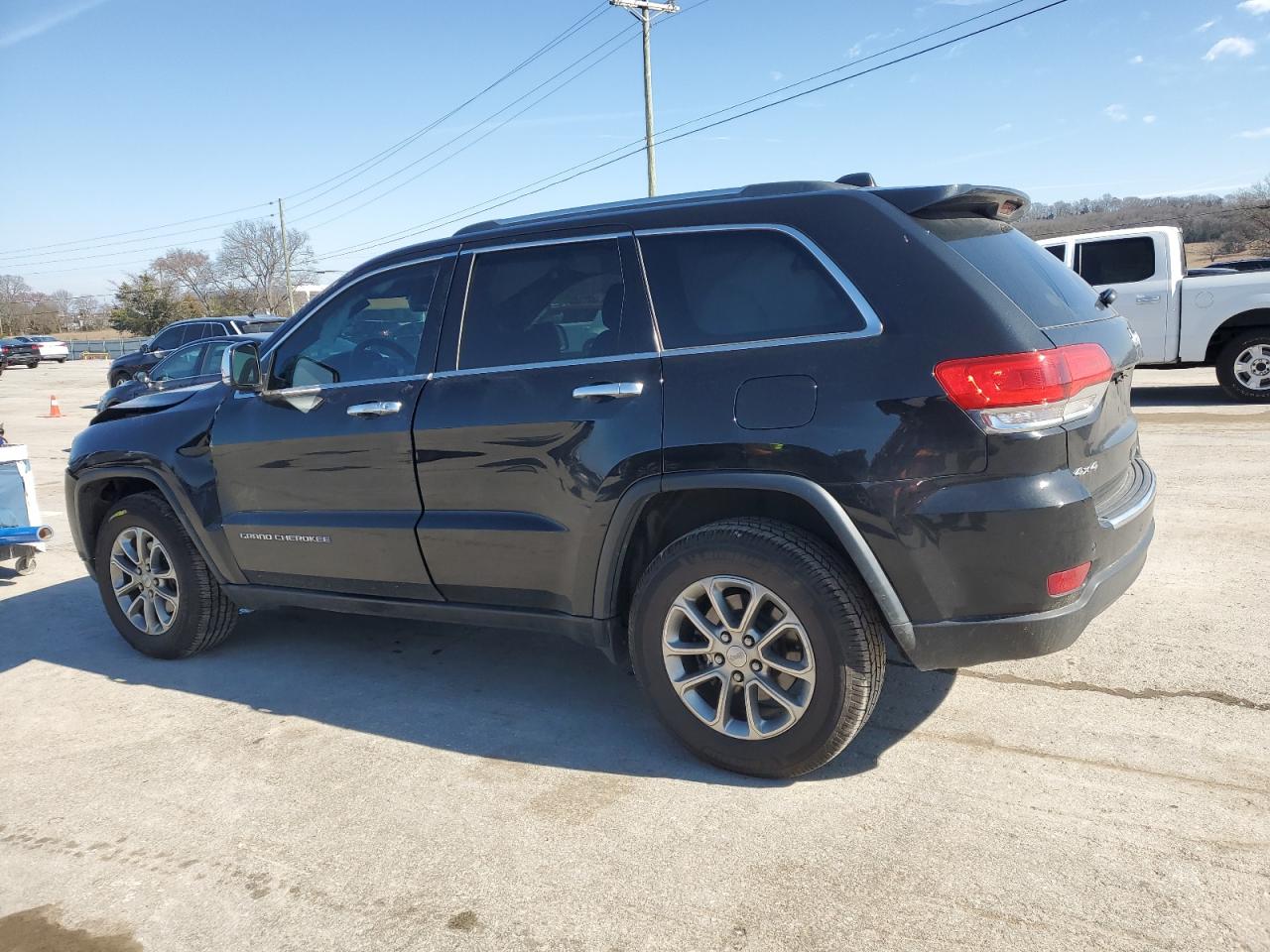 2016 Jeep Grand Cherokee VIN 1C4RJFBG1GC423227 Copart auction photo, front end damage thumbnail 2