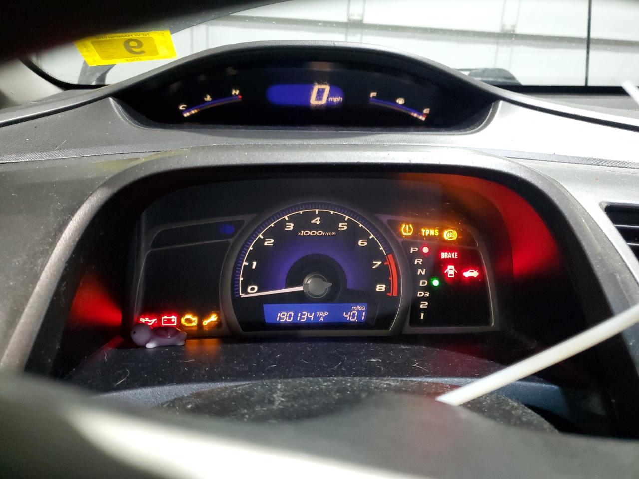 2010 Honda Civic VIN 2HGFA1F56AH571930 Copart auction photo, front end / minor dent/scratches damage thumbnail 9