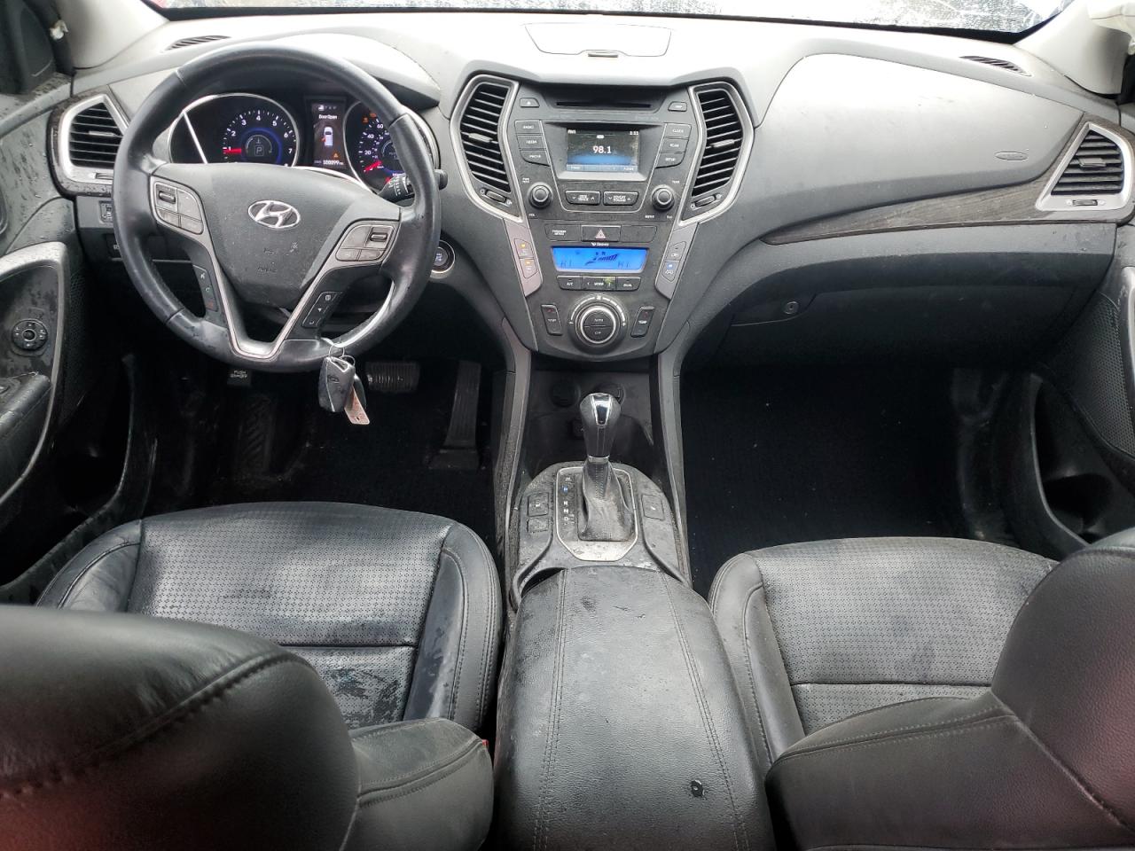 2013 Hyundai Santa Fe VIN 5XYZU3LA8DG054924 Copart auction photo, rollover damage thumbnail 8