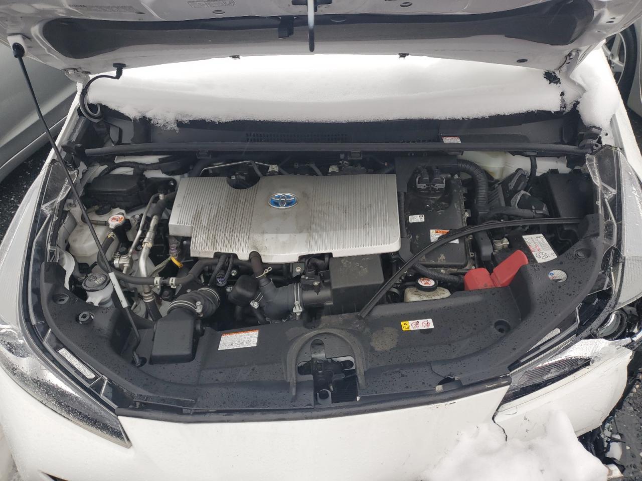 2021 Toyota Prius VIN JTDKAMFU1M3151540 Copart auction photo, front end damage thumbnail 11