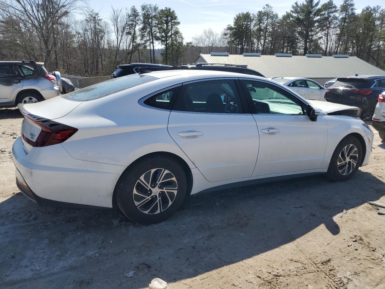 2022 Hyundai Sonata VIN KMHL24JJ7NA041566 Copart auction photo, front end damage thumbnail 3