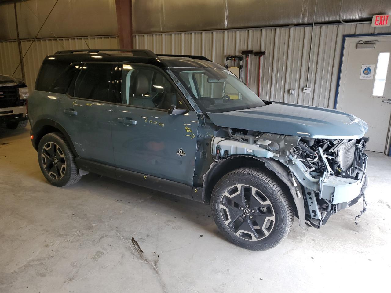 2021 Ford Bronco VIN 3FMCR9C67MRA04572 Copart auction photo, front end damage thumbnail 4