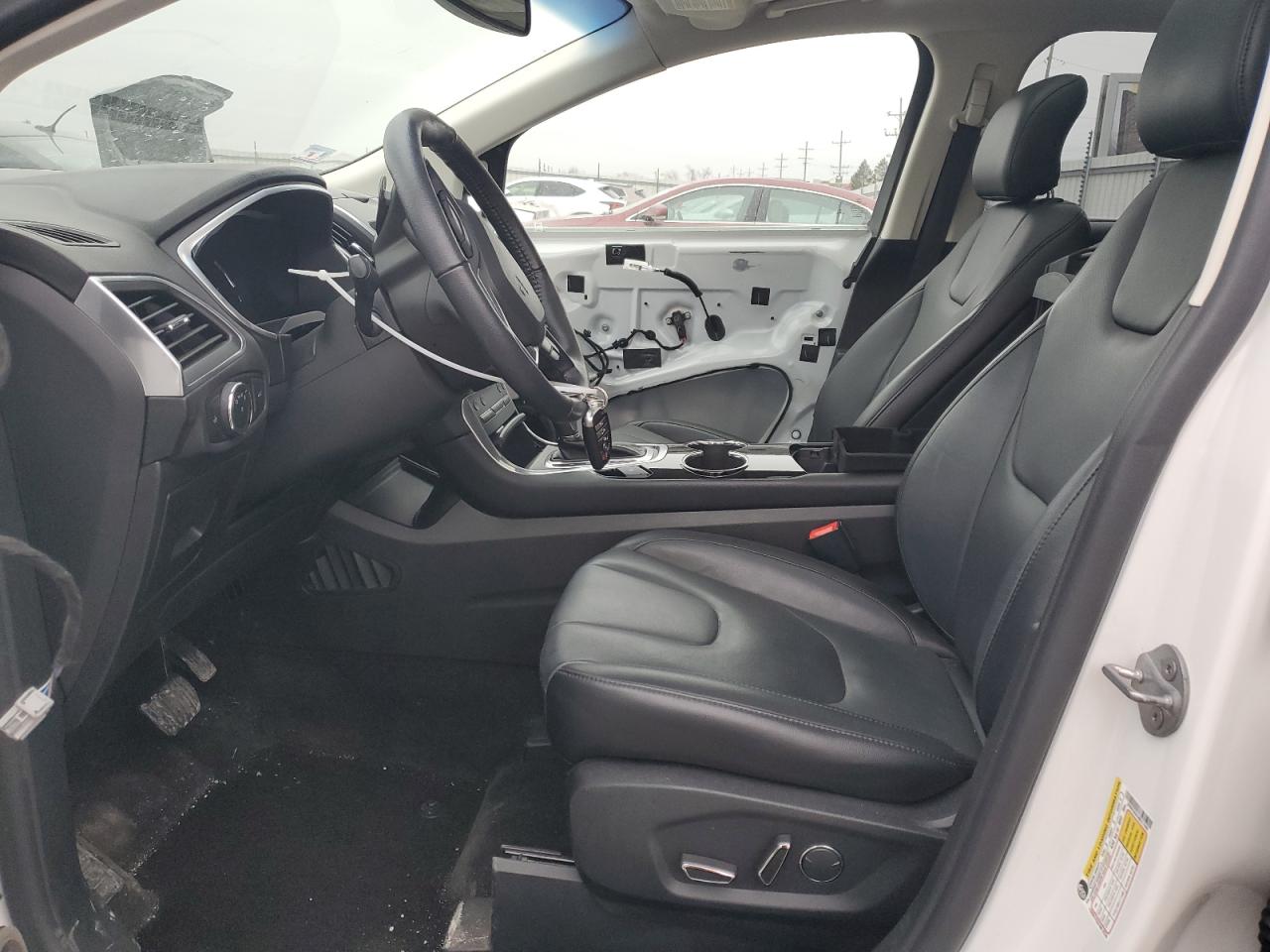 2017 Ford Edge VIN 2FMPK3K91HBC11588 Copart auction photo, front end / side damage thumbnail 7