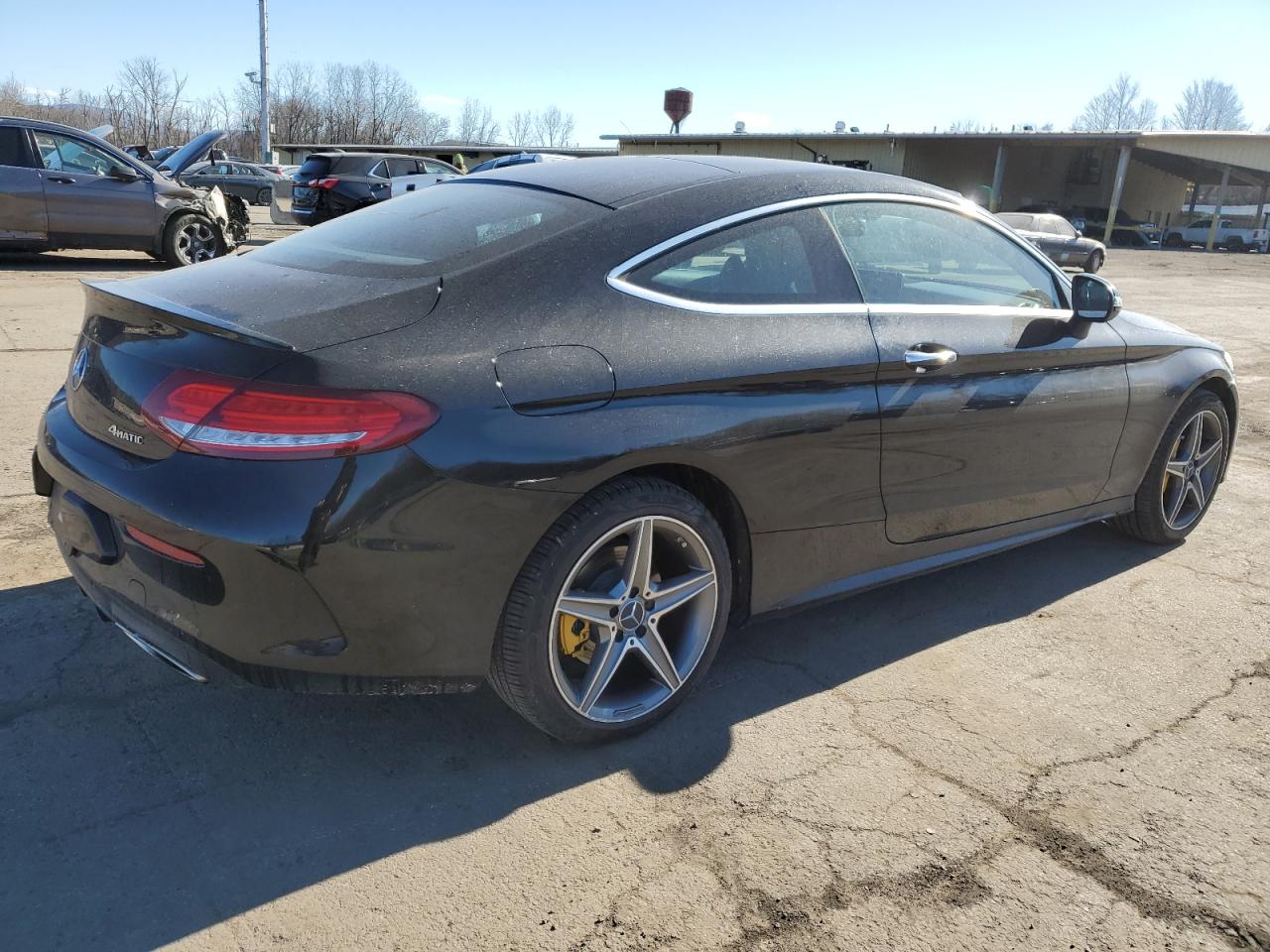 2017 Mercedes-Benz C-klasse VIN WDDWJ4KB7HF426084 Copart auction photo, side / minor dent/scratches damage thumbnail 3