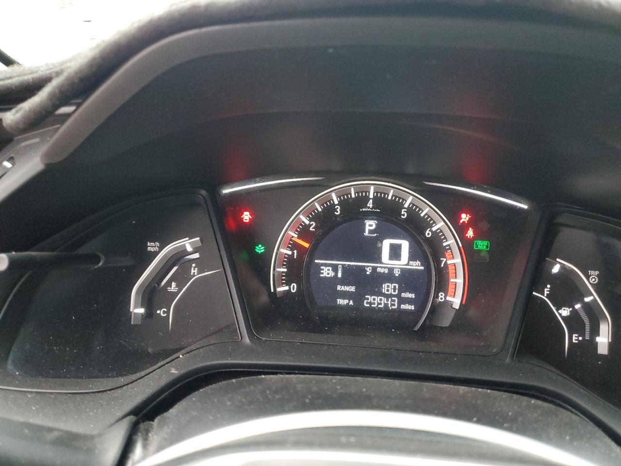 2016 Honda Civic VIN 19XFC2F56GE032131 Copart auction photo, front end damage thumbnail 9