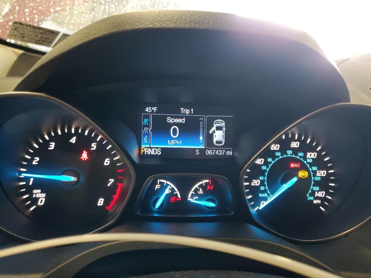 2014 Ford Escape VIN 1FMCU9JX6EUD35566 Copart auction photo, front end damage thumbnail 9