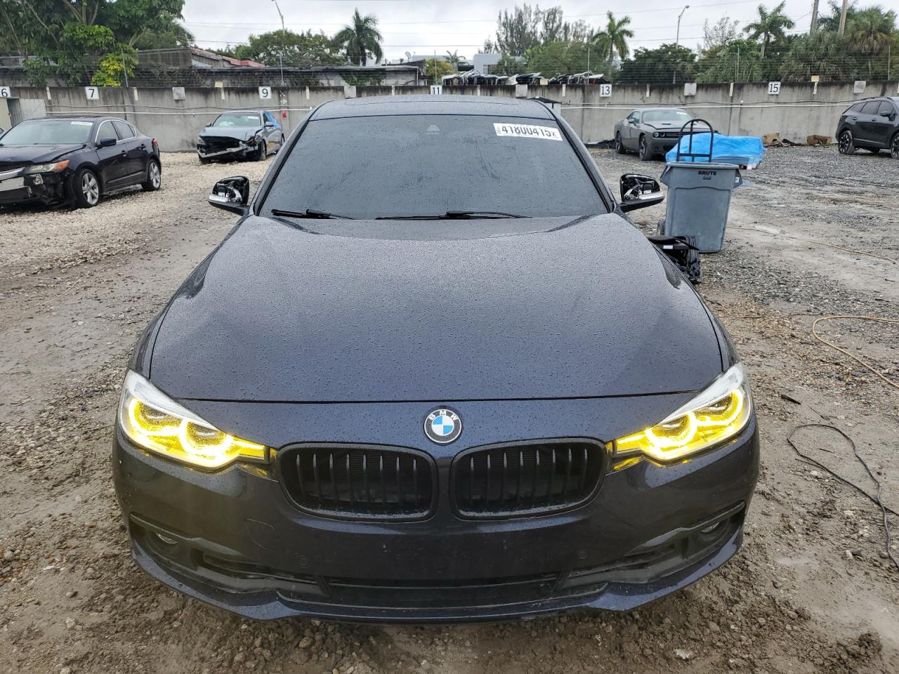 2016 BMW 3er VIN WBA8B7G5XGNT14725 Copart auction photo, side damage thumbnail 5