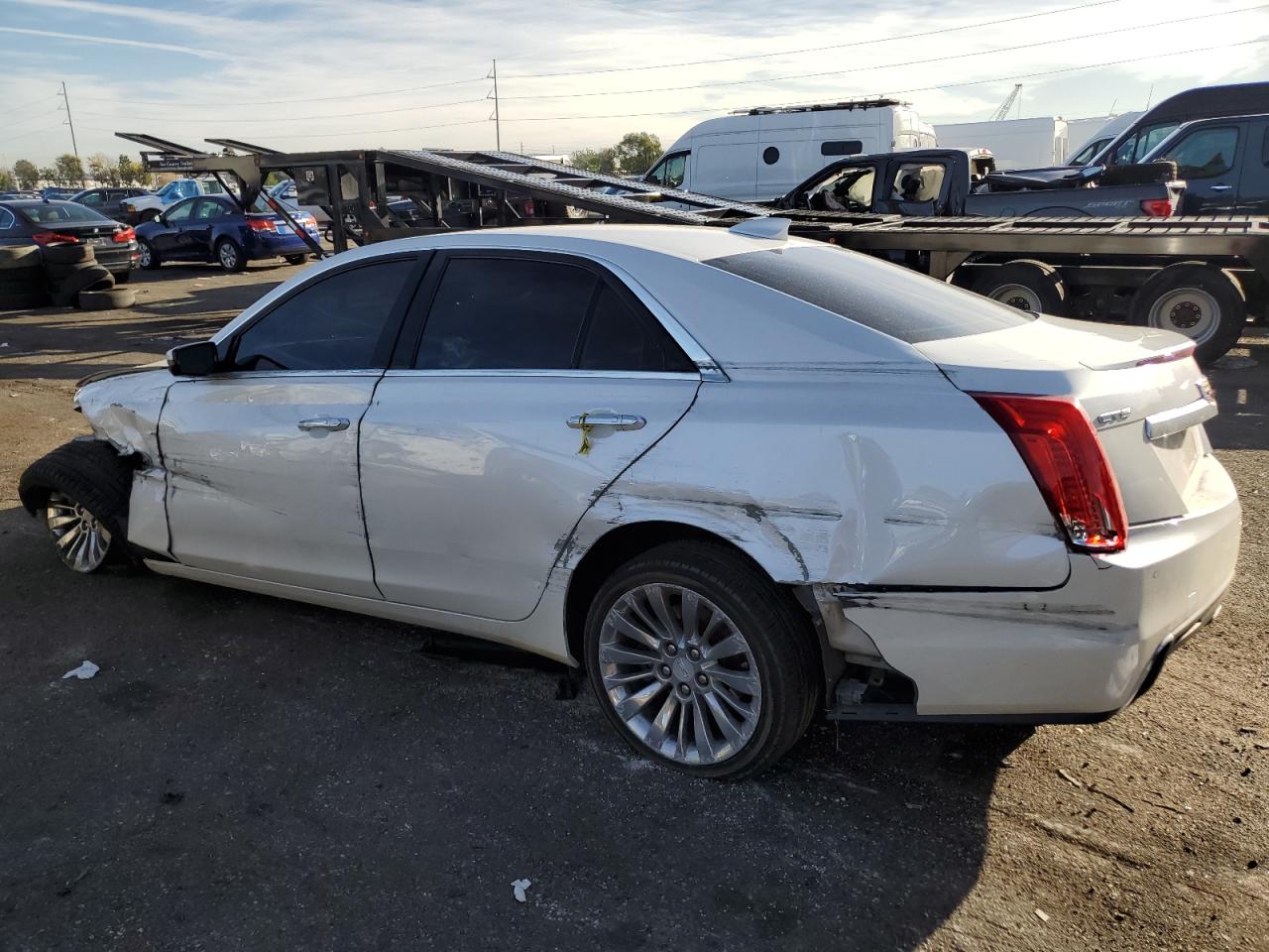 2018 Cadillac CTS VIN 1G6AP5SX7J0139571 Copart auction photo, all over / hail damage thumbnail 2