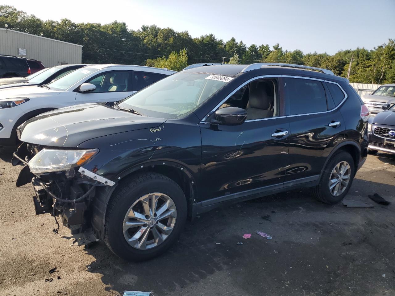 2016 Nissan Rogue VIN KNMAT2MV0GP714001