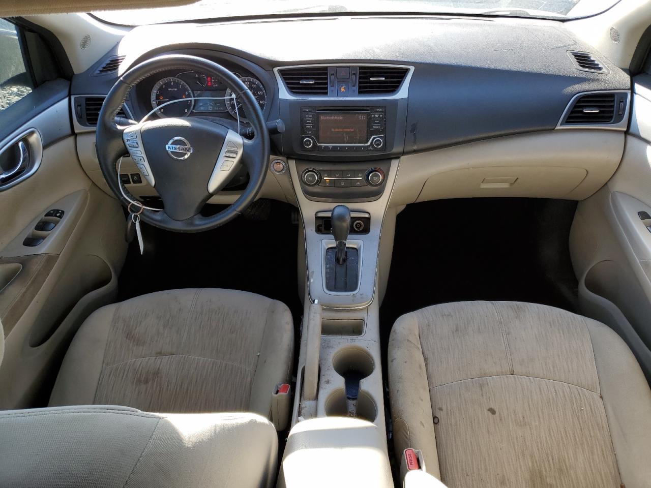 2015 Nissan Sentra VIN 3N1AB7AP0FL682461 Copart auction photo, rear end damage thumbnail 8