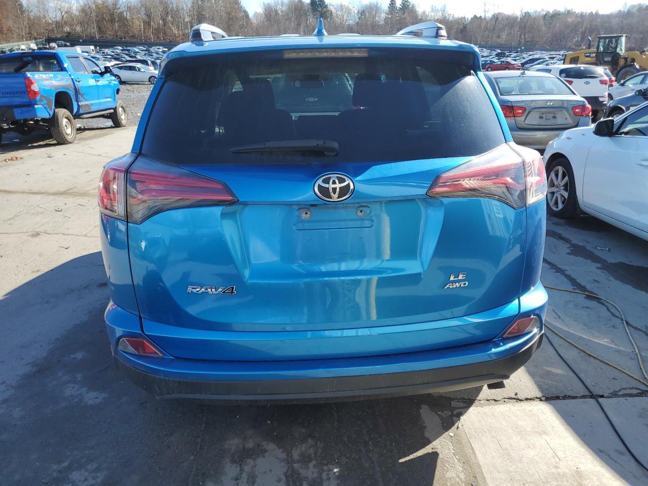 2017 Toyota RAV 4 VIN JTMBFREV9HJ110518 Copart auction photo, front end / side damage thumbnail 6