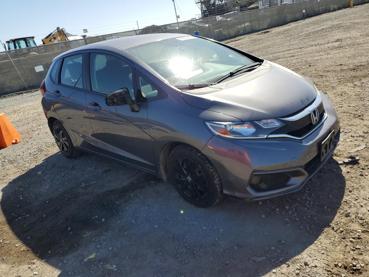 2018 Honda Fit VIN 3HGGK5H48JM736343 Copart auction photo, rear end / side damage thumbnail 4