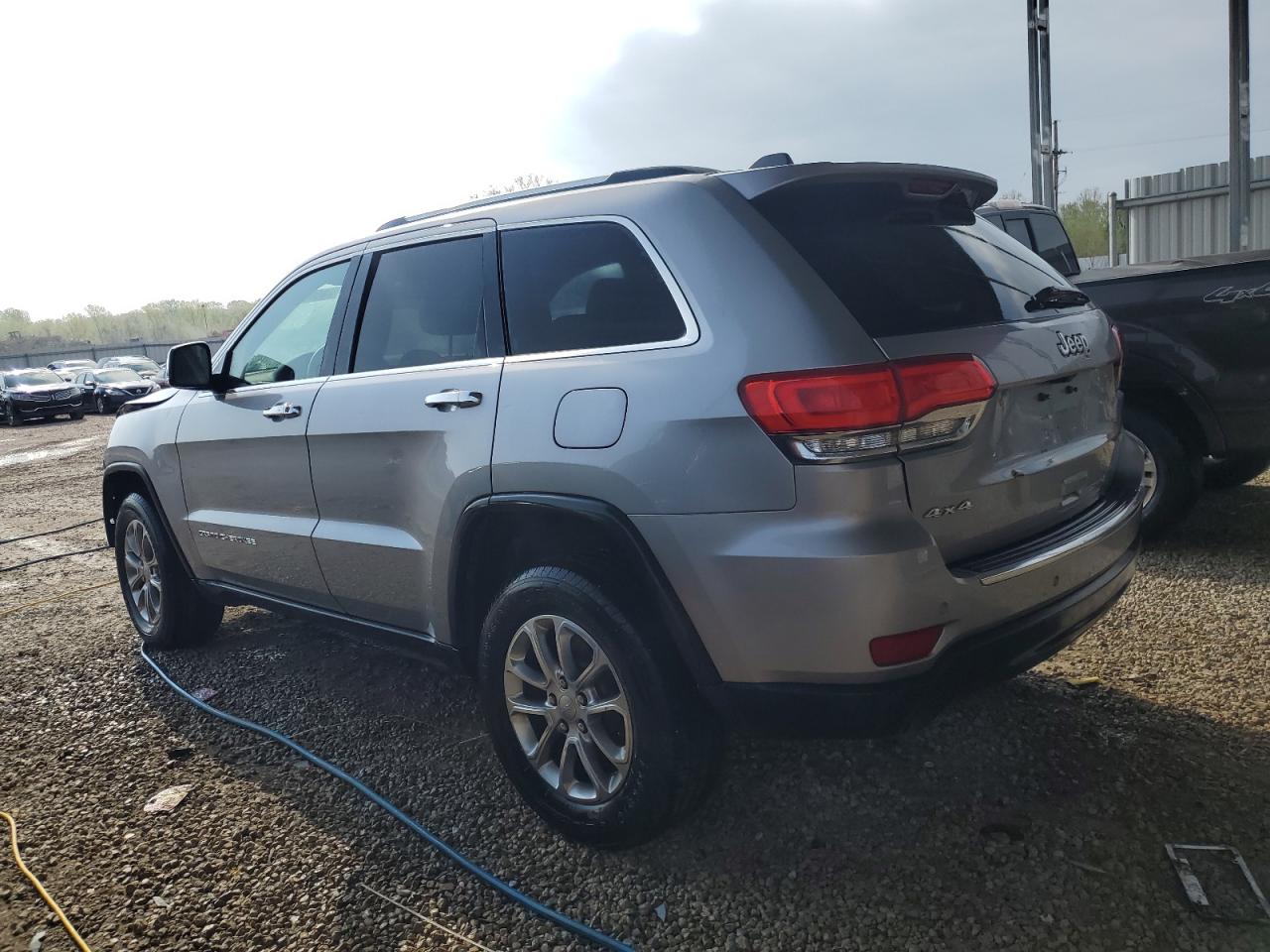 2016 Jeep Grand Cherokee VIN 1C4RJFBG3GC304417 Copart auction photo, front end / rear end damage thumbnail 2
