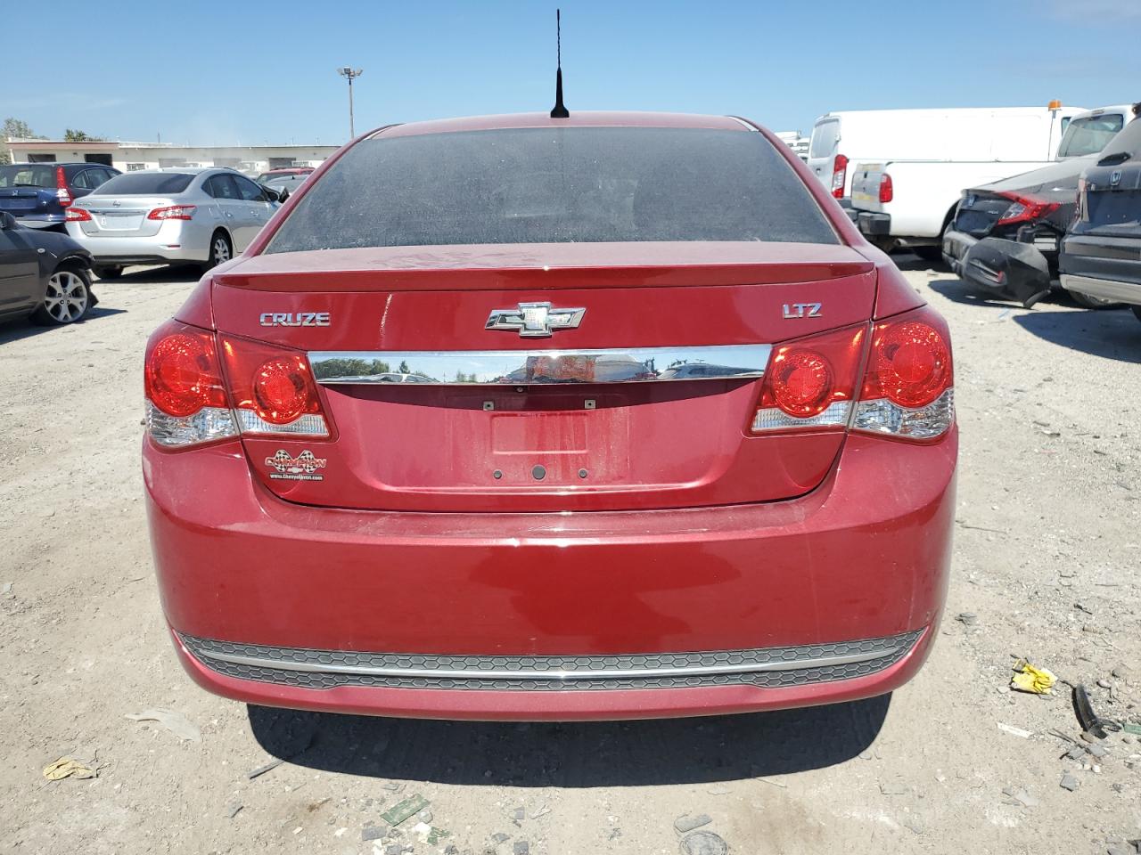2014 Chevrolet Cruze VIN 1G1PG5SB3E7244366 Copart auction photo, front end / undercarriage damage thumbnail 6