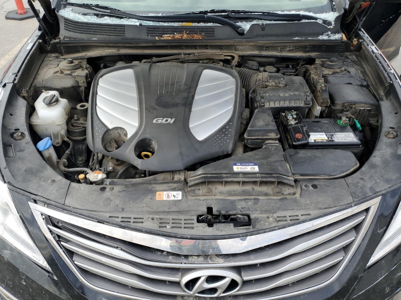 2016 Hyundai Azera VIN KMHFG4JG0GA504136 Copart auction photo, front end / rear end damage thumbnail 11