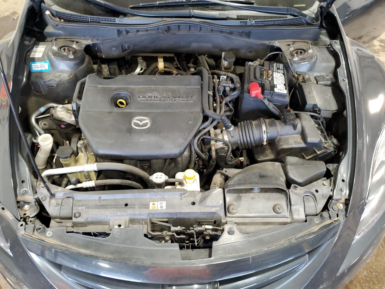 2013 Mazda 6 VIN 1YVHZ8EH4D5M17288 Copart auction photo, front end / side damage thumbnail 11