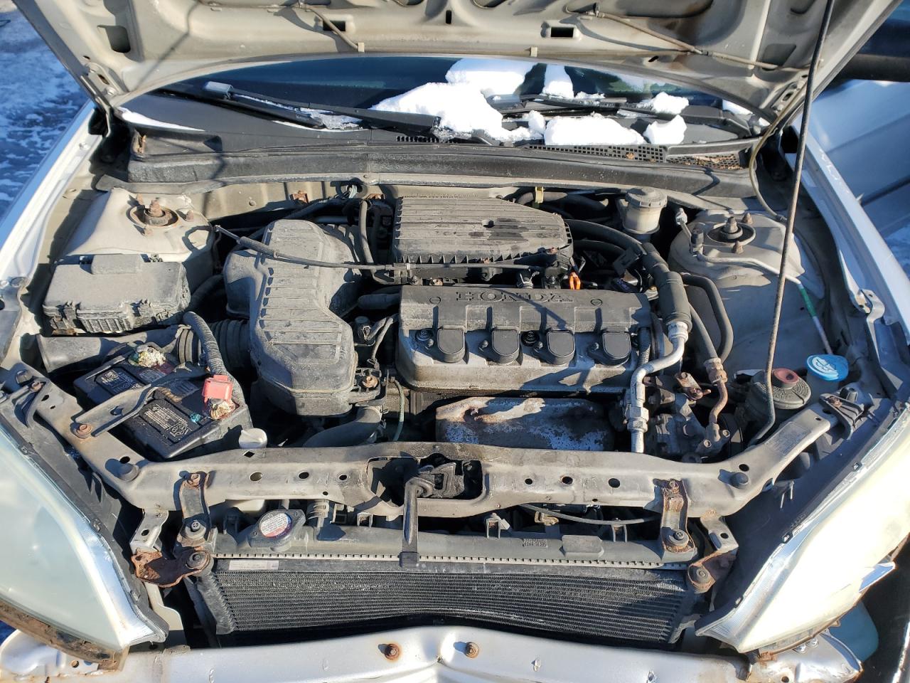 2004 Honda Civic VIN 1HGES16394L008076 Copart auction photo, front end damage thumbnail 11
