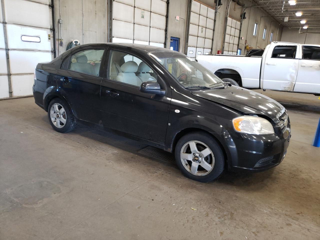 2007 Chevrolet Aveo VIN KL1TG566X7B054185 Copart auction photo, all over damage thumbnail 4