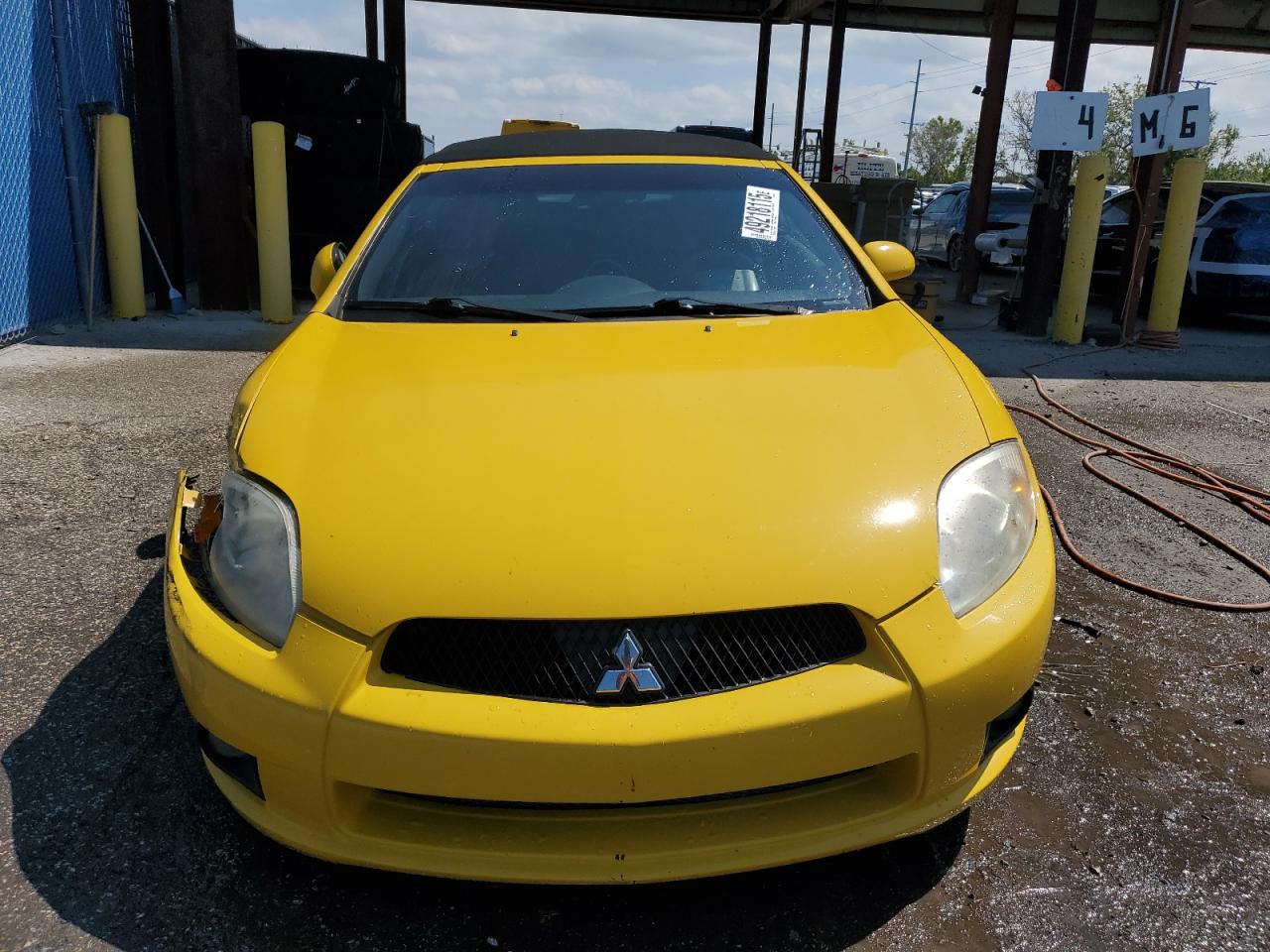 2009 Mitsubishi Eclipse VIN 4A3AL25F69E042593 Copart auction photo, rear end / side damage thumbnail 5