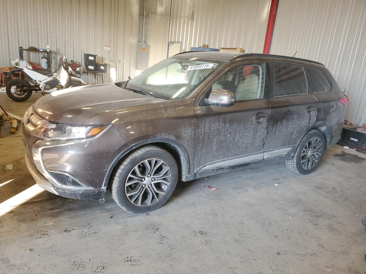 2016 Mitsubishi Outlander VIN JA4AZ3A37GZ022047