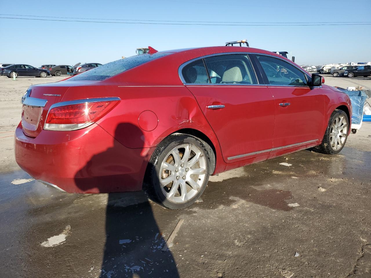 2012 Buick LaCrosse VIN 1G4GJ5E37CF346717 Copart auction photo, side / minor dent/scratches damage thumbnail 3