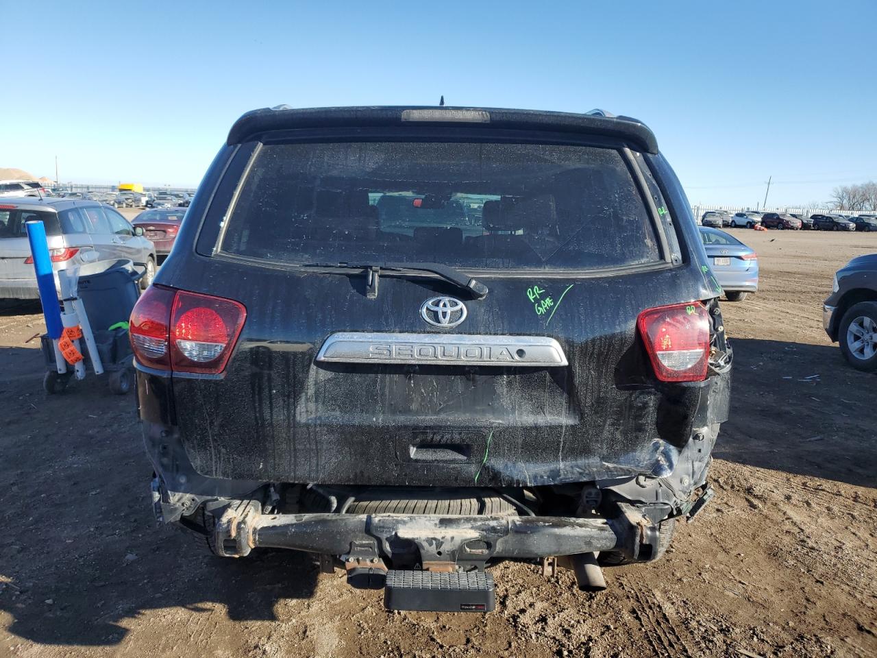 2018 Toyota Sequoia VIN 5TDDY5G14JS161570 Copart auction photo, rear end / front end damage thumbnail 6
