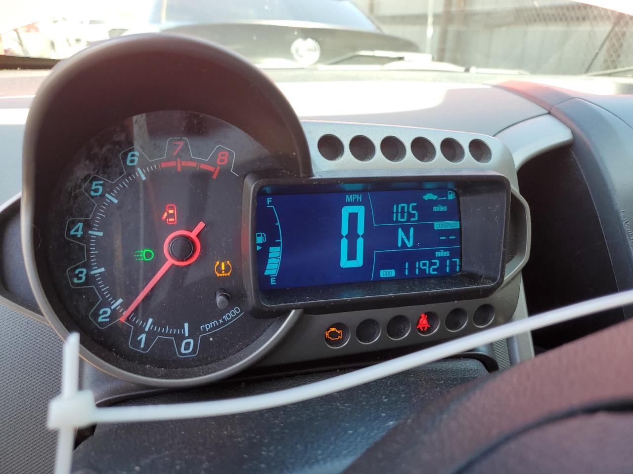 2015 Chevrolet Sonic VIN 1G1JC6SG1F4170189 Copart auction photo, front end damage thumbnail 9