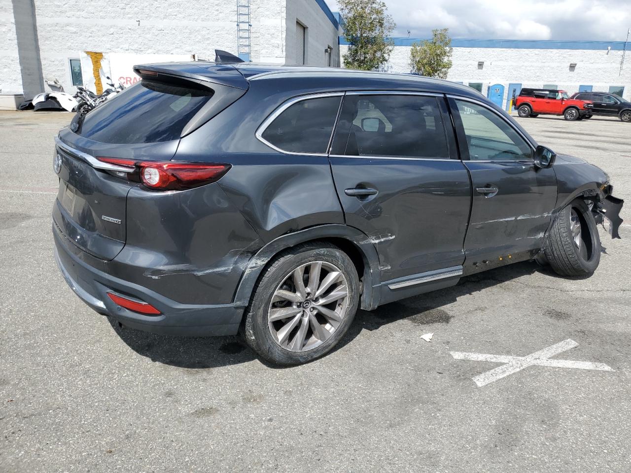 2020 Mazda CX-9 VIN JM3TCBDY5L0407422 Copart auction photo, undercarriage / all over damage thumbnail 3