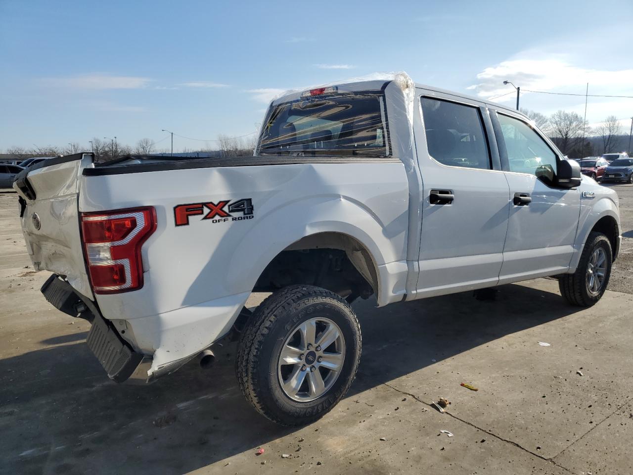 2019 Ford F-150 VIN 1FTEW1E5XKFB91117 Copart auction photo, all over damage thumbnail 3