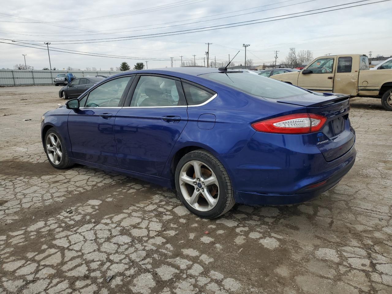 2016 Ford Fusion VIN 3FA6P0H7XGR338660 Copart auction photo, side / front end damage thumbnail 2